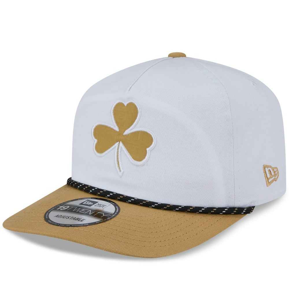 Boston Celtics 2025/26 City Edition 19TWENTY Adjustable Hat White/Gold - New Era