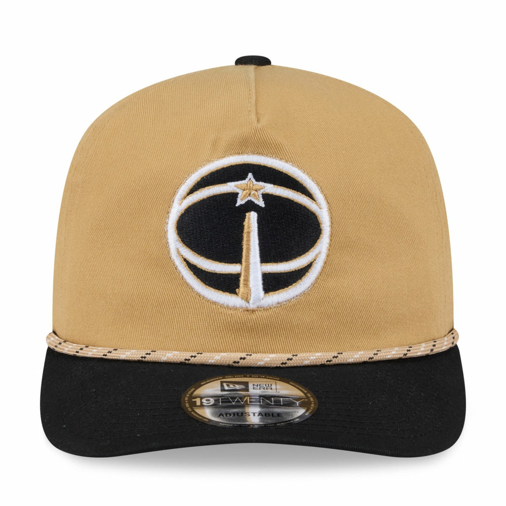 Washington Wizards 2025/26 City Edition 19TWENTY Adjustable Hat Gold/Black - New Era