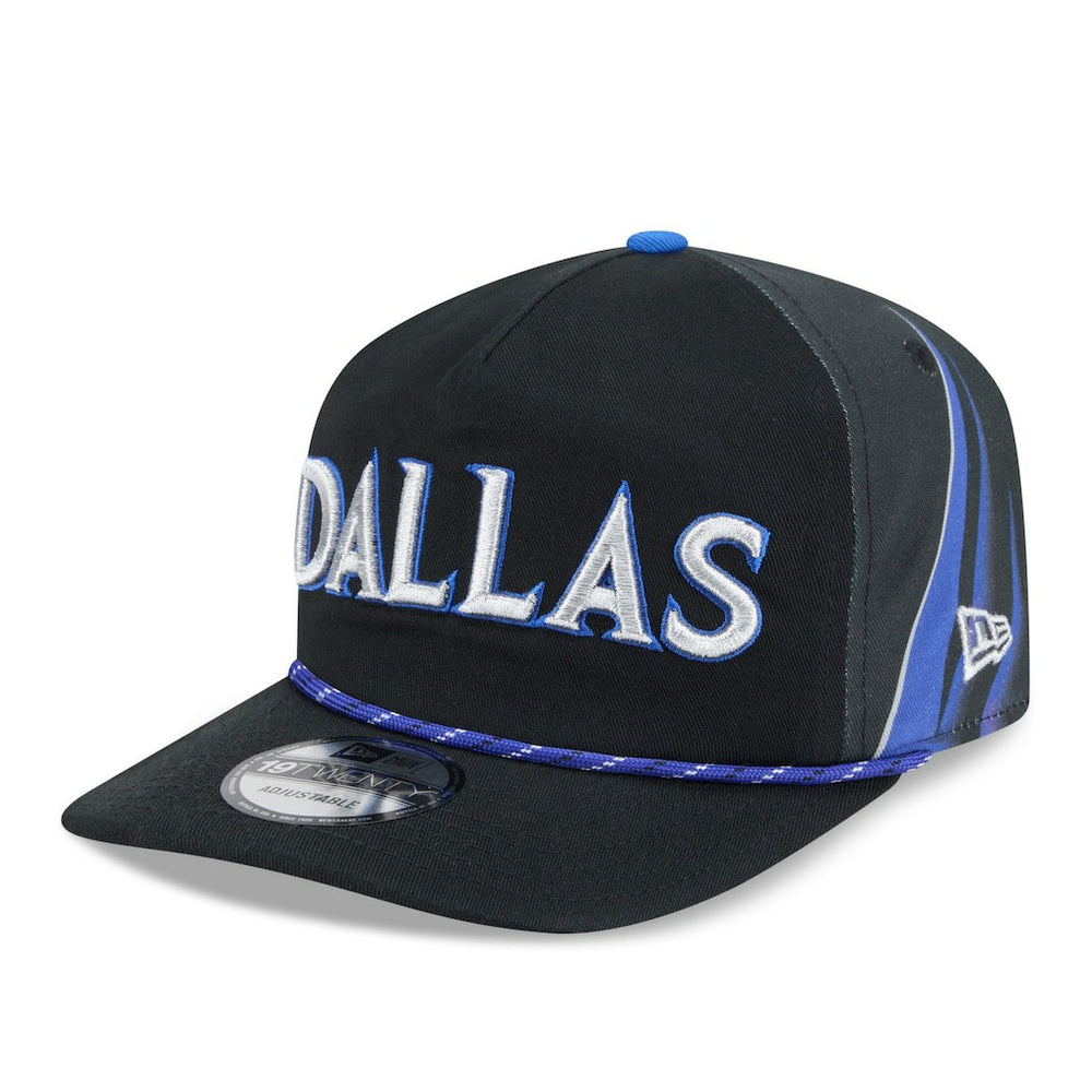 Dallas Mavericks 2025/26 City Edition 19TWENTY Adjustable Hat Black - New Era