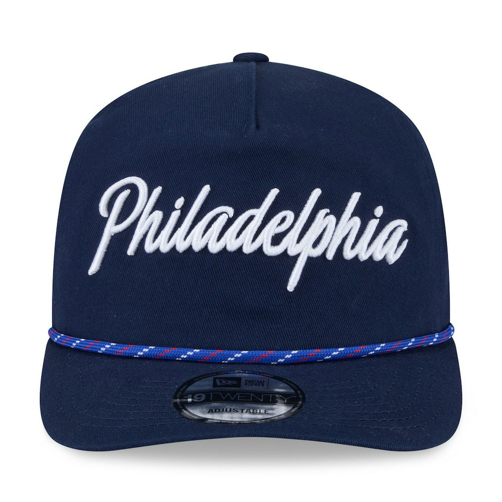 Philadelphia 76ers 2025/26 City Edition 19TWENTY Adjustable Hat Navy - New Era