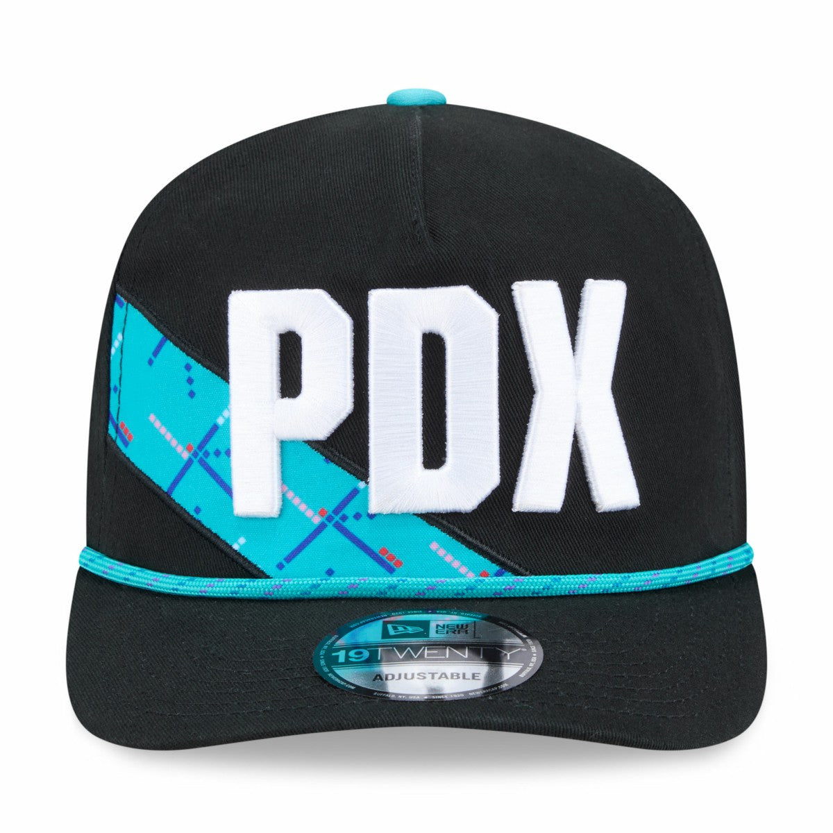 Portland Trail Blazers 2025/26 City Edition 19TWENTY Adjustable Hat Black - New Era