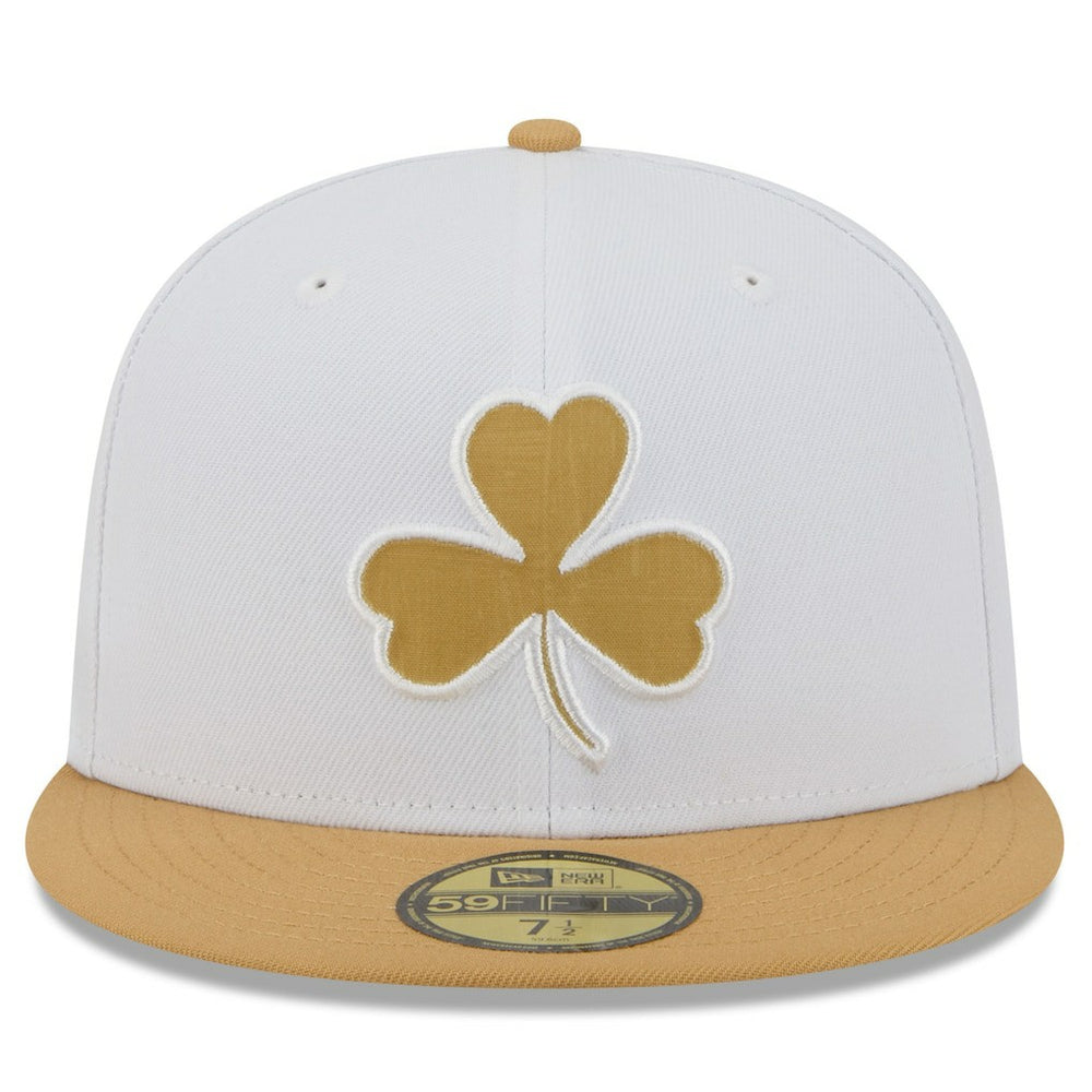 Boston Celtics 2025/26 City Edition 59FIFTY Fitted Hat White/Gold - New Era