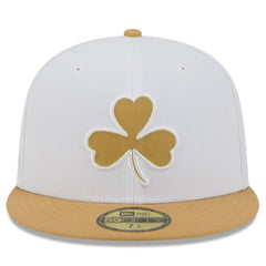 Boston Celtics 2025/26 City Edition 59FIFTY Fitted Hat White/Gold - New Era