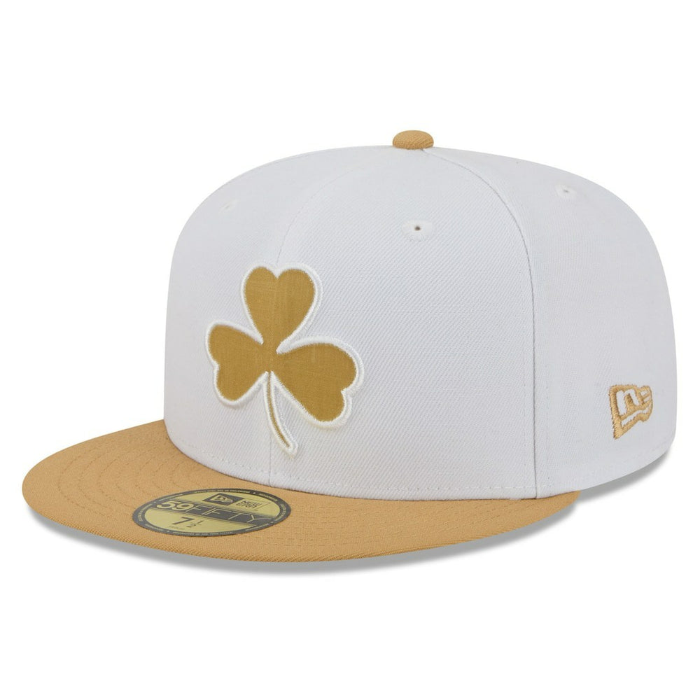 Boston Celtics 2025/26 City Edition 59FIFTY Fitted Hat White/Gold - New Era