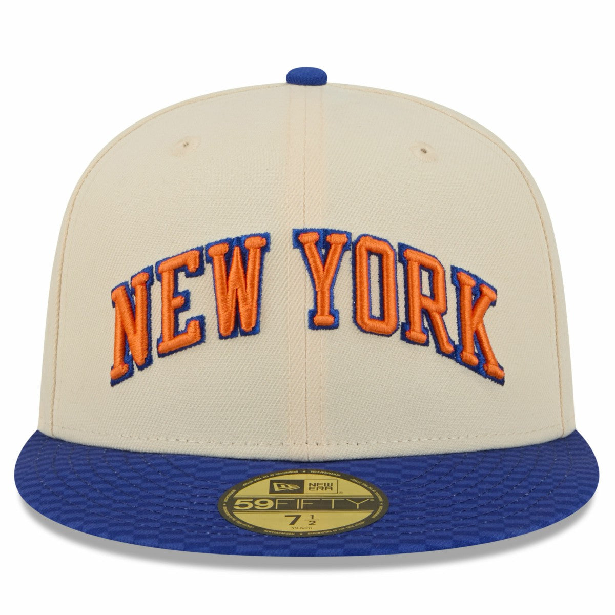 New York Knicks 2025/26 City Edition 59FIFTY Fitted Hat Cream/Blue - New Era outlet