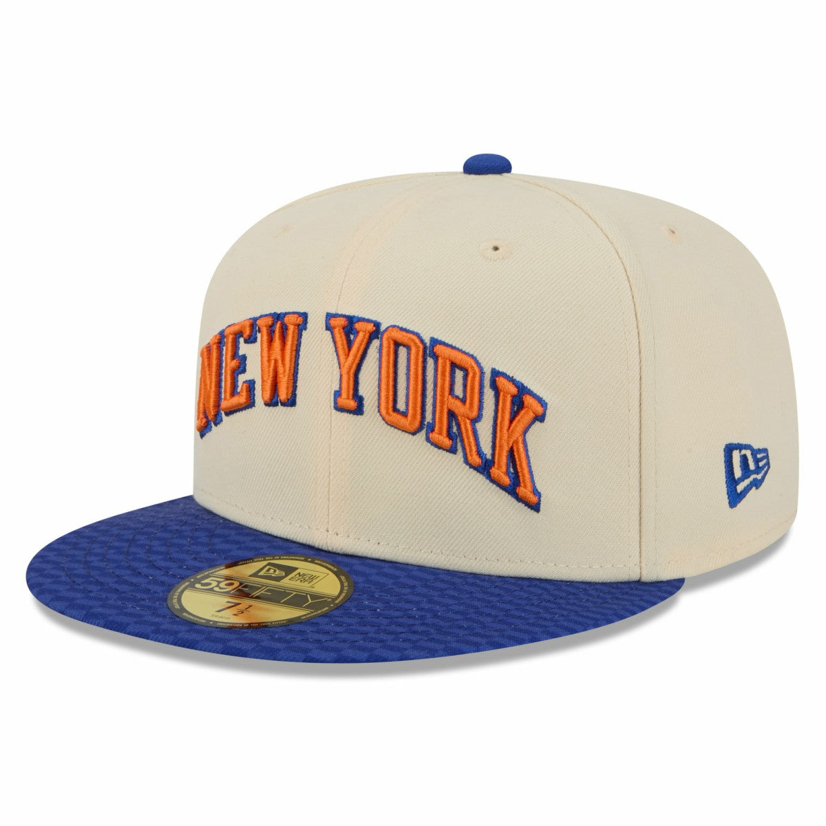 New York Knicks 2025/26 City Edition 59FIFTY Fitted Hat Cream/Blue - New Era outlet