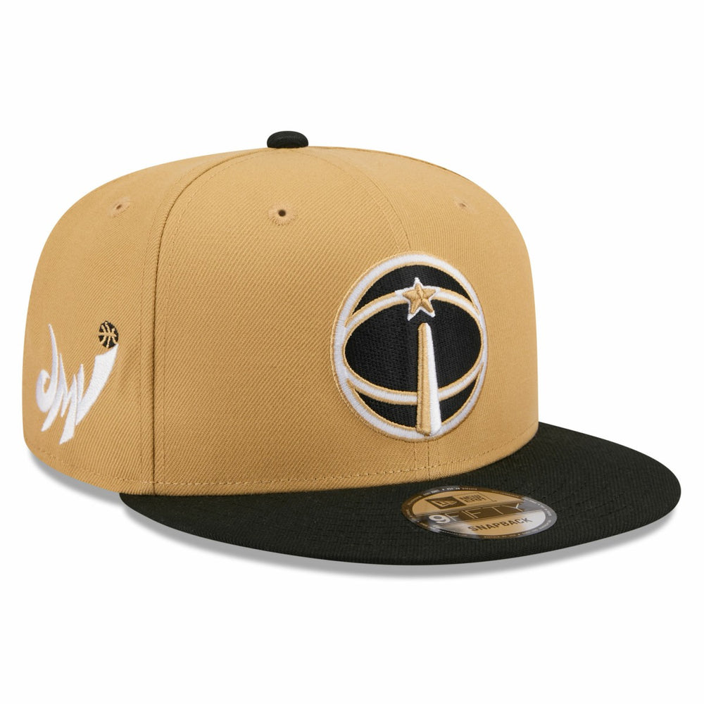 Washington Wizards 2025/26 City Edition 9FIFTY Snapback Hat Gold/Black - New Era