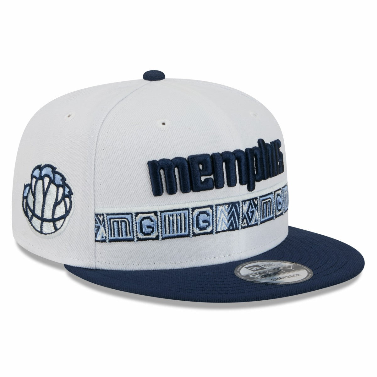 Memphis Grizzlies 2025/26 City Edition 9FIFTY Snapback Hat Light Blue/Navy - New Era