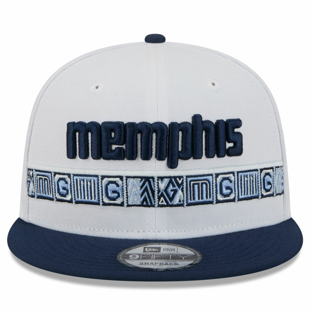 Memphis Grizzlies 2025/26 City Edition 9FIFTY Snapback Hat Light Blue/Navy - New Era