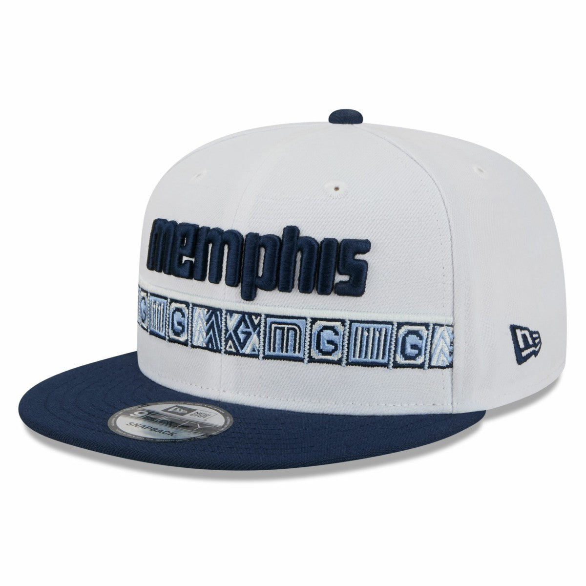 Memphis Grizzlies 2025/26 City Edition 9FIFTY Snapback Hat Light Blue/Navy - New Era