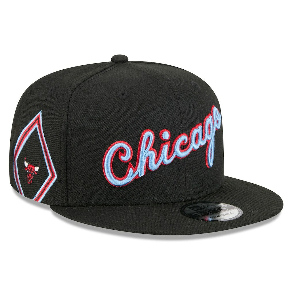 Chicago Bulls 2025/26 City Edition 9FIFTY Snapback Hat Black - New Era outlet