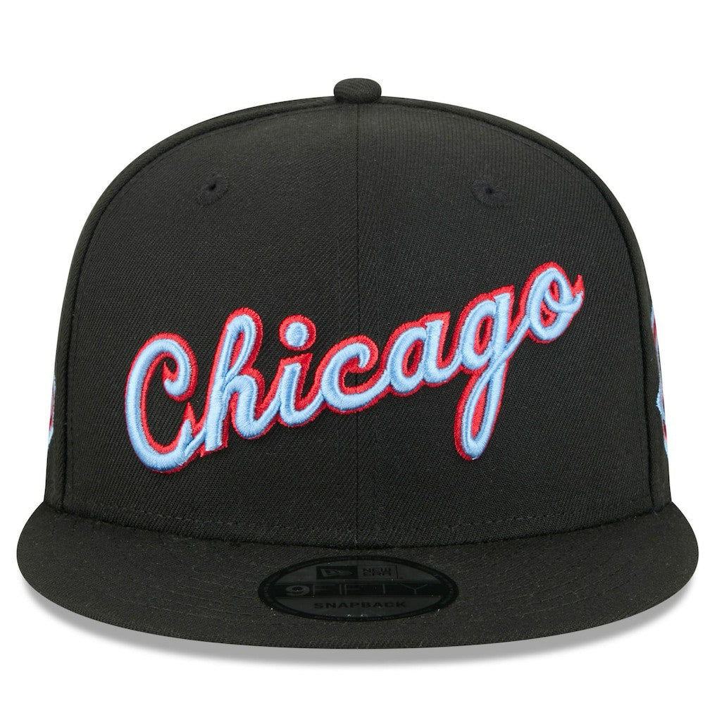 Chicago Bulls 2025/26 City Edition 9FIFTY Snapback Hat Black - New Era outlet