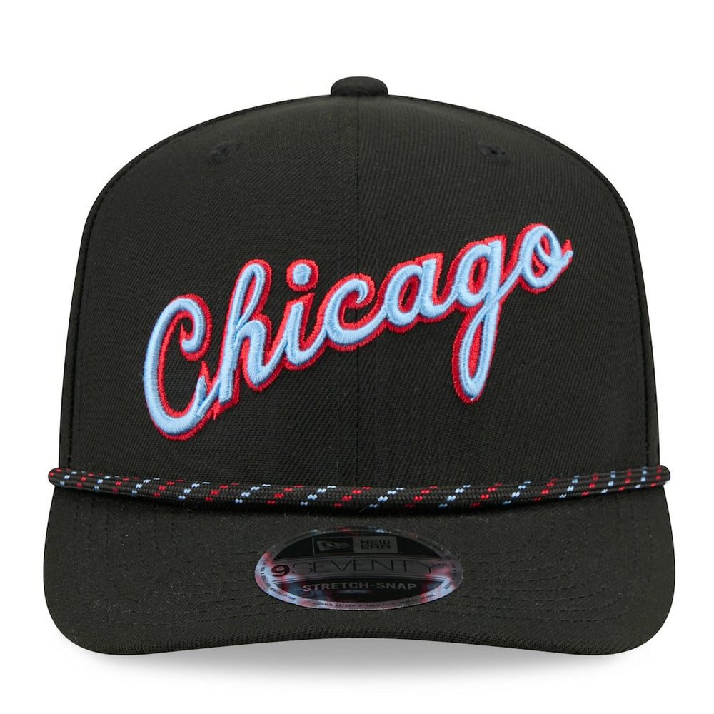 Chicago Bulls 2025/26 City Edition 9SEVENTY Adjustable Hat Black - New Era