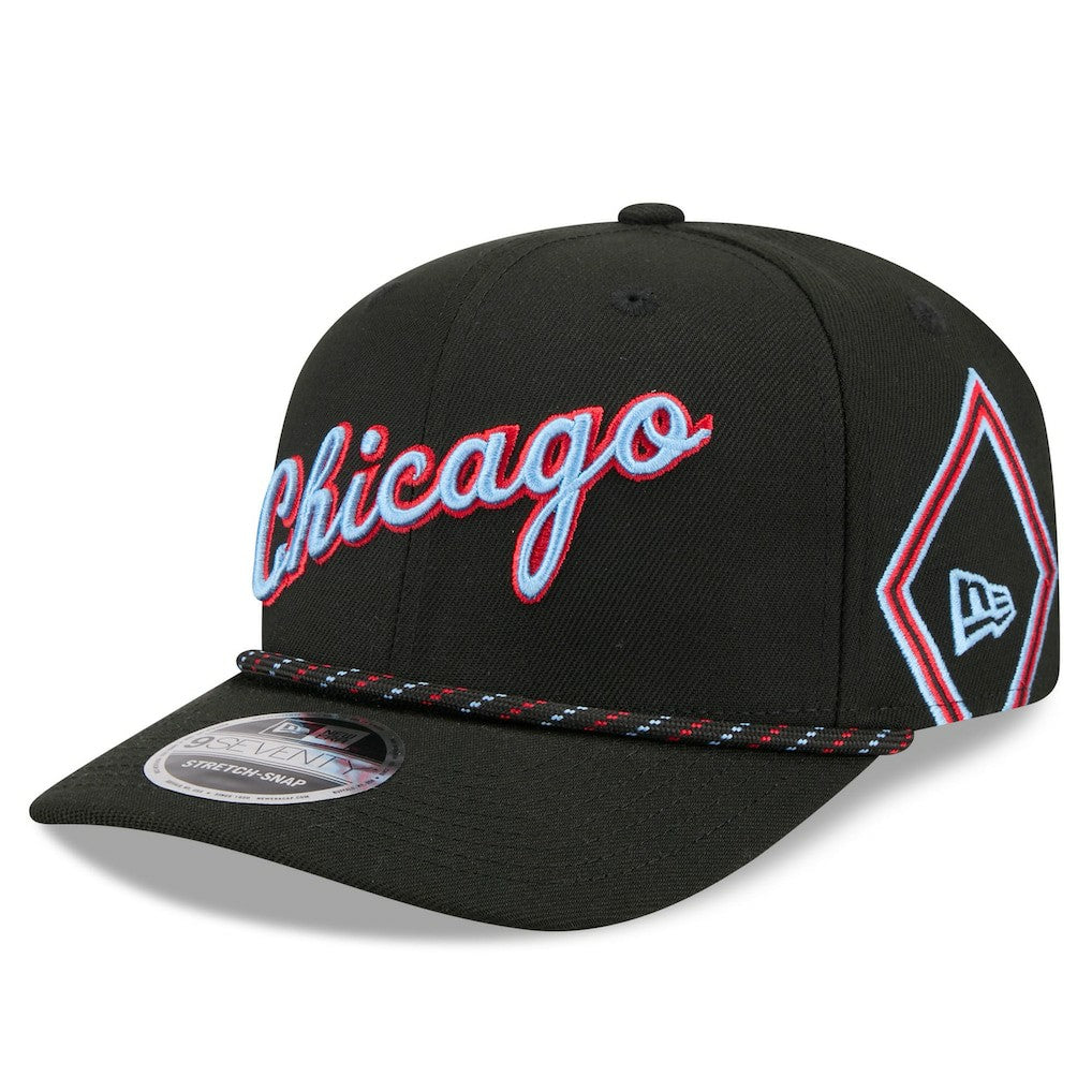 Chicago Bulls 2025/26 City Edition 9SEVENTY Adjustable Hat Black - New Era