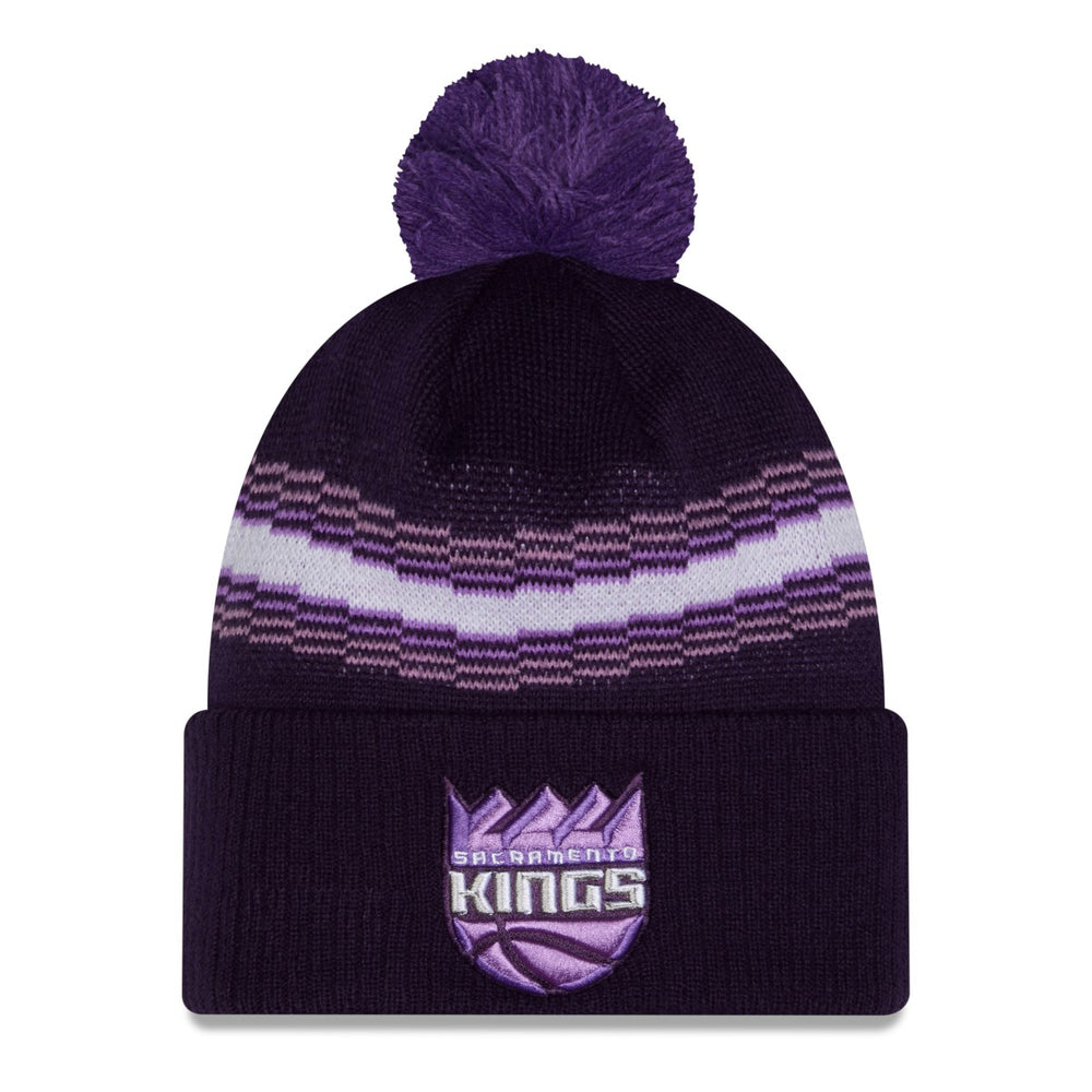 Sacramento Kings 2025/26 City Edition Cuffed Knit Hat with Pom Purple - New Era