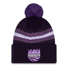 Sacramento Kings 2025/26 City Edition Cuffed Knit Hat with Pom Purple - New Era