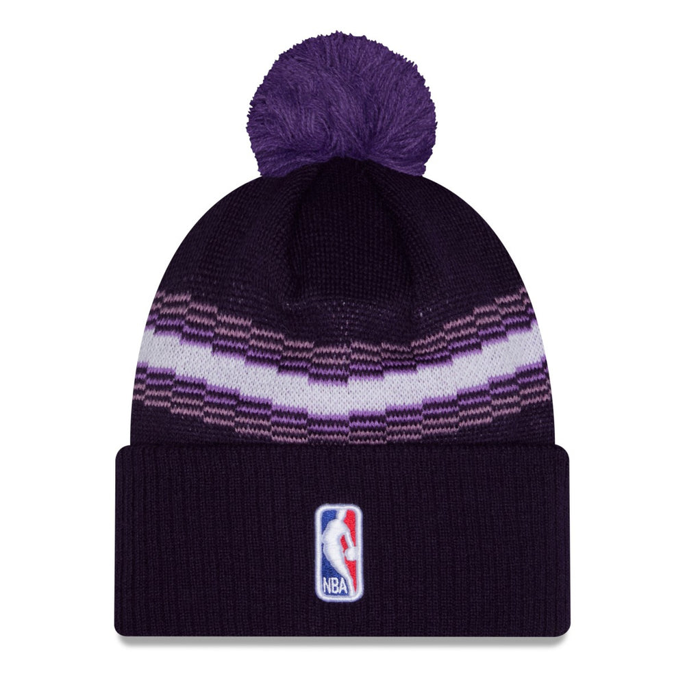 Sacramento Kings 2025/26 City Edition Cuffed Knit Hat with Pom Purple - New Era