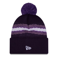 Sacramento Kings 2025/26 City Edition Cuffed Knit Hat with Pom Purple - New Era