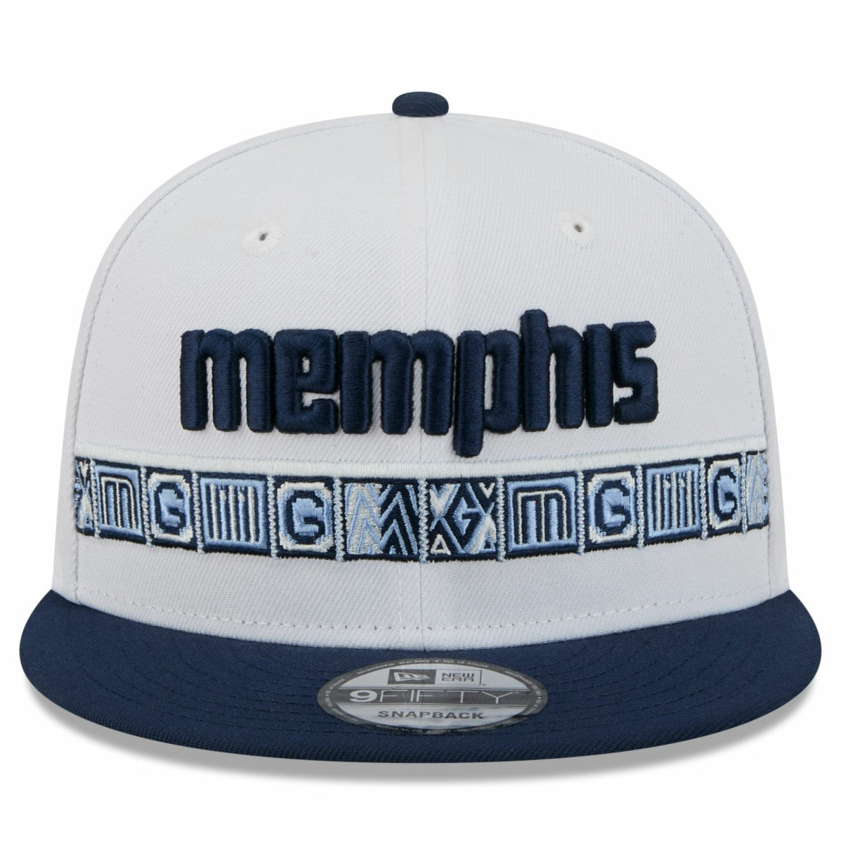 Memphis Grizzlies Youth 2025/26 City Edition 9FIFTY Snapback Hat White/Navy - New Era outlet