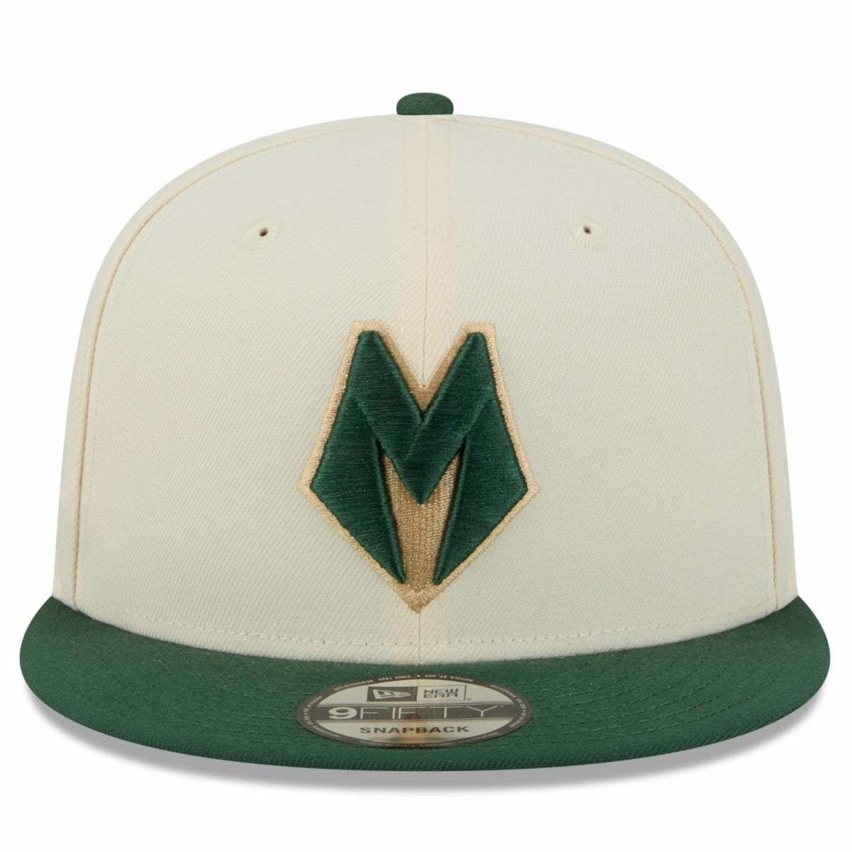 Milwaukee Bucks Youth 2025/26 City Edition 9FIFTY Snapback Hat Tan - New Era