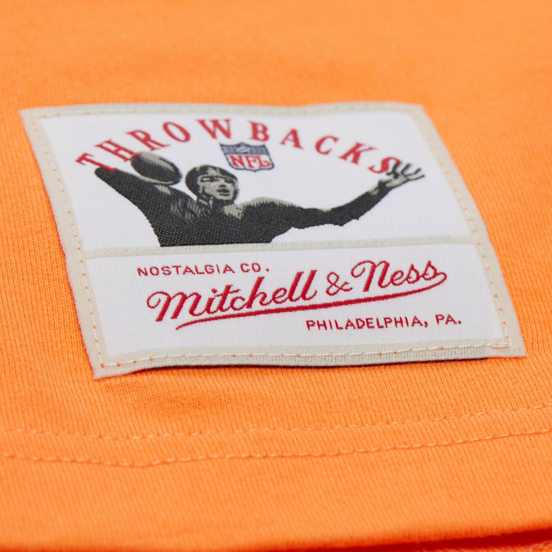 Tampa Bay Buccaneers Throw It Back Premium Vintage Logo T-Shirt - Orange T-shirts
