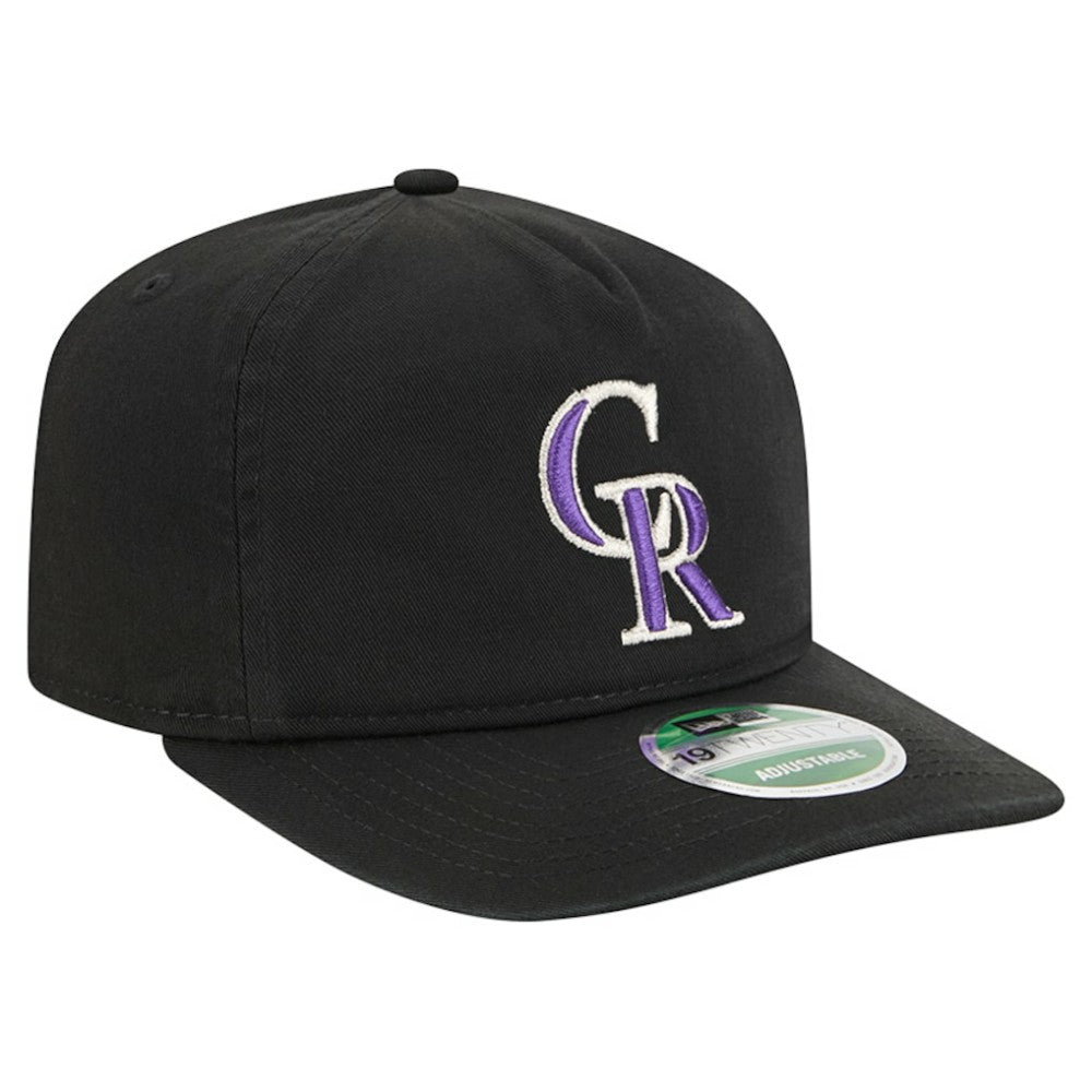 Colorado Rockies New Era Team 19TWENTY Adjustable Hat - Black Hats