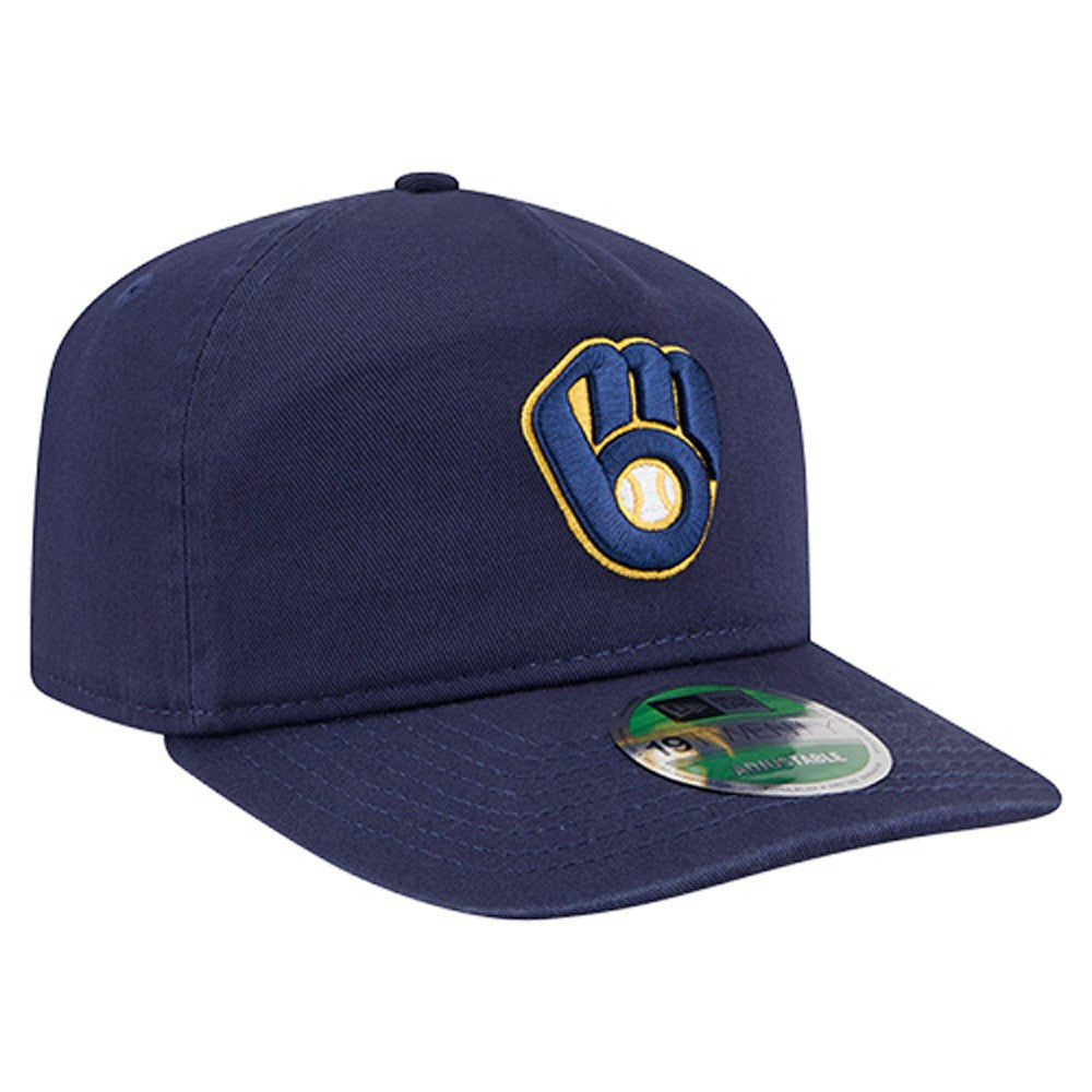 Milwaukee Brewers New Era Team 19TWENTY Adjustable Hat - Navy Hats