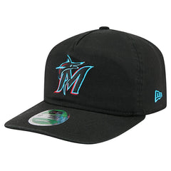 Miami Marlins New Era Team 19TWENTY Adjustable Hat - Black Hats