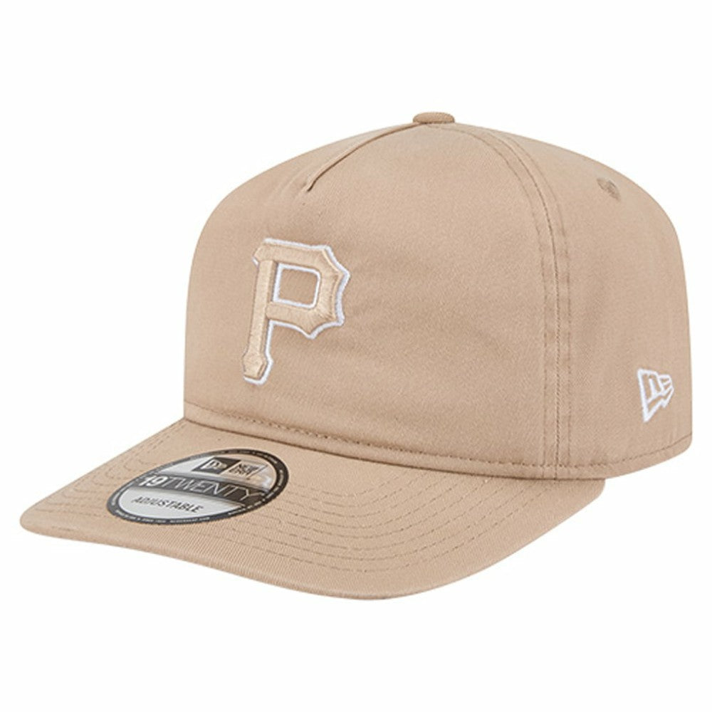Pittsburgh Pirates New Era Cam 19TWENTY Adjustable Hat - Light Beige Hats