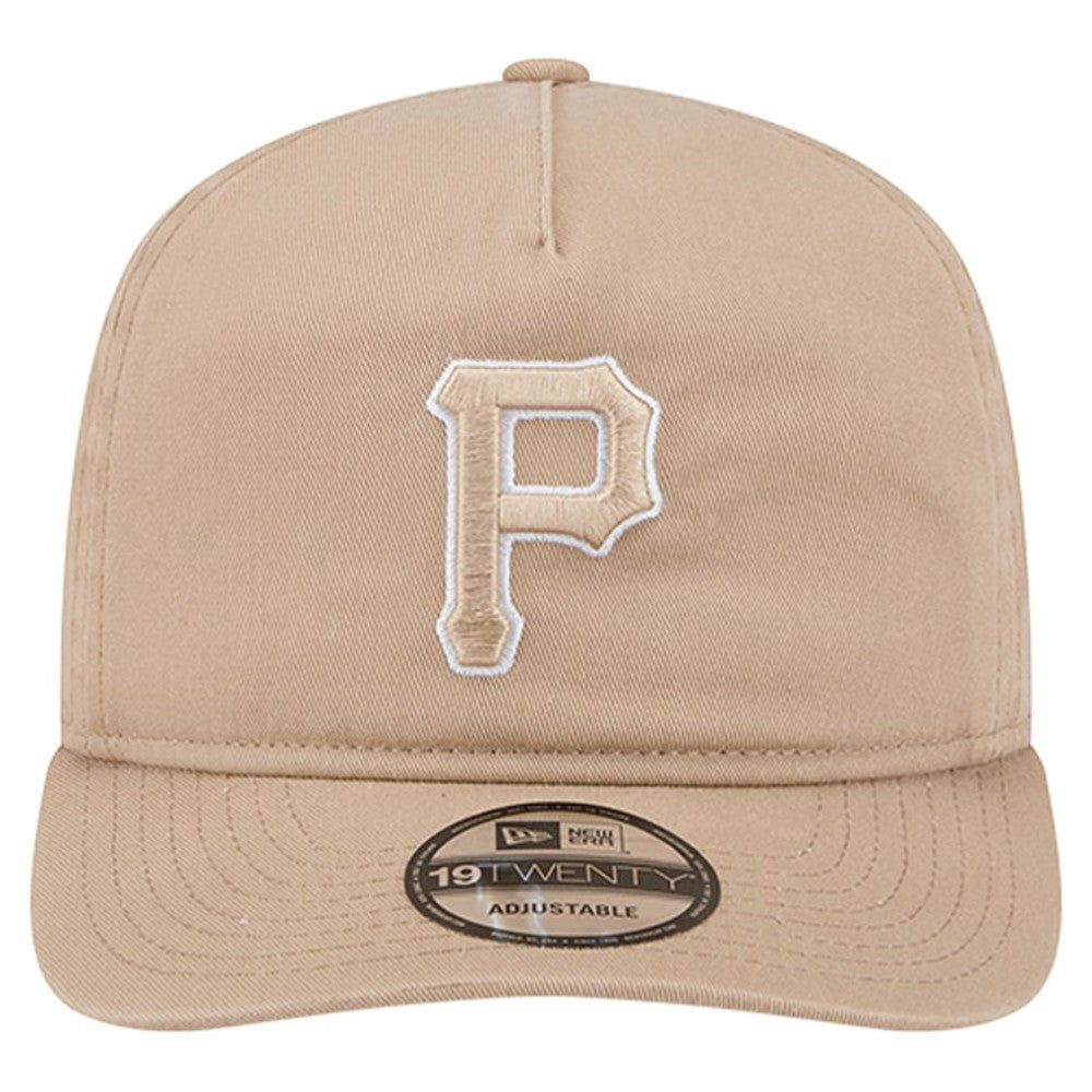 Pittsburgh Pirates New Era Cam 19TWENTY Adjustable Hat - Light Beige Hats