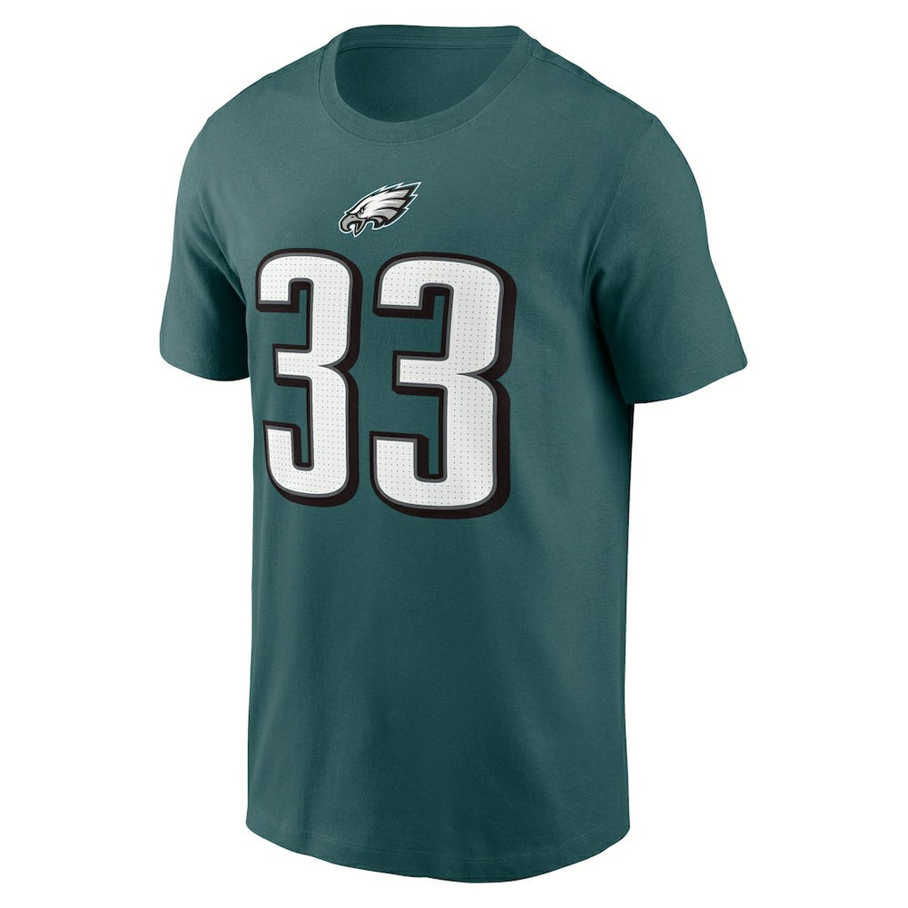 Cooper DeJean Philadelphia Eagles Player Name & Number T-Shirt - Midnight Green T-shirts