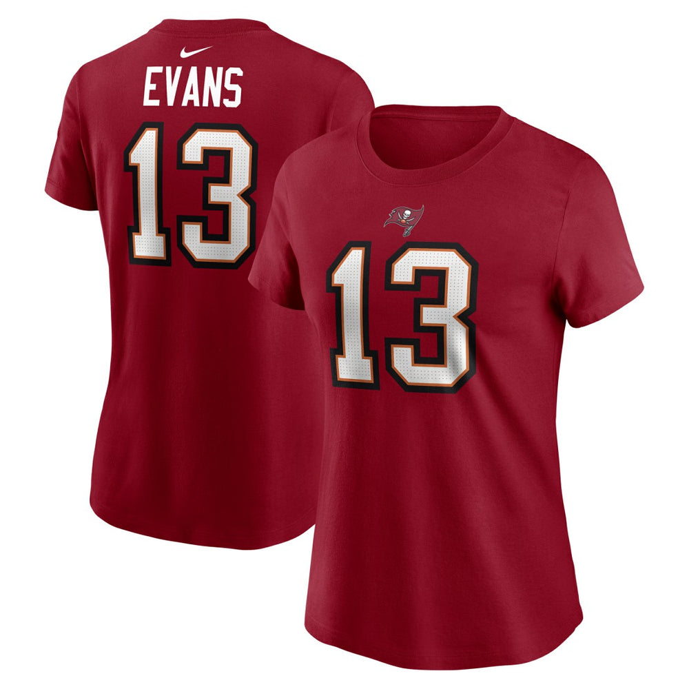 Mike Evans Tampa Bay Buccaneers Women's Player Name & Number T-Shirt - Red T-shirts