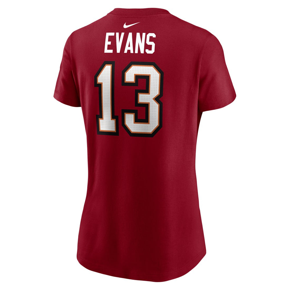 Mike Evans Tampa Bay Buccaneers Women's Player Name & Number T-Shirt - Red T-shirts