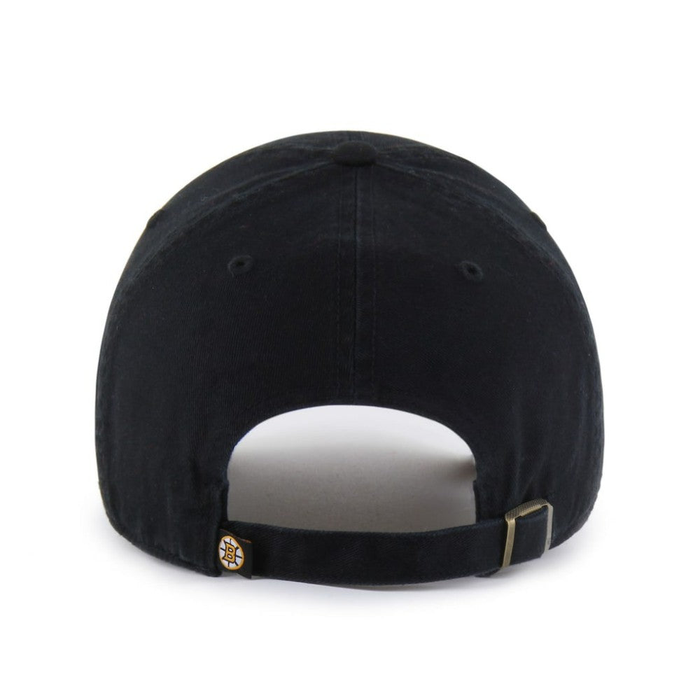 Boston Bruins '47 Alternate Logo Clean Up Adjustable Hat - Black | US 202909136
