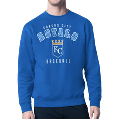 Kansas City Royals Starter Team Logo Fleece Pullover Sweatshirt - Royal Pullover