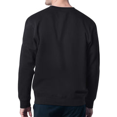 Miami Marlins Starter Team Logo Fleece Pullover Sweatshirt - Black Pullover