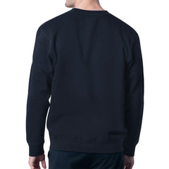Atlanta Braves Starter Team Logo Fleece Pullover Sweatshirt - Navy Pullover