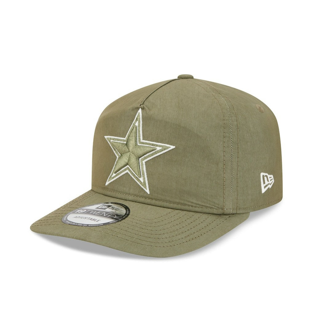 Dallas Cowboys New Era Male Adult Nylon 19TWENTY Adjustable Hat - Olive Hats
