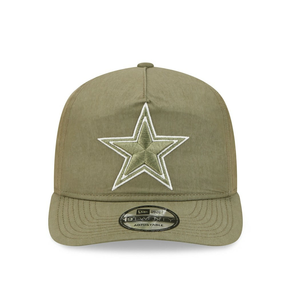 Dallas Cowboys New Era Male Adult Nylon 19TWENTY Adjustable Hat - Olive Hats