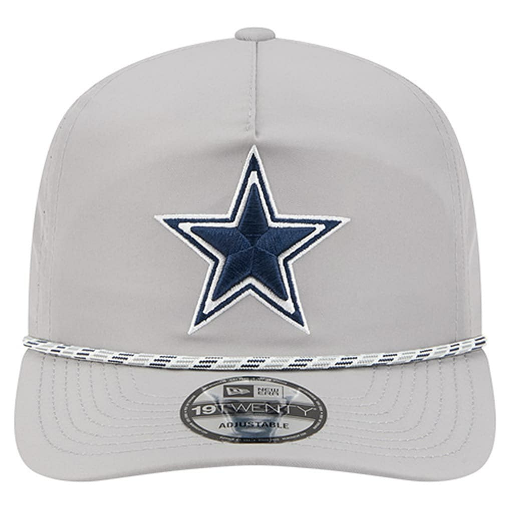 Dallas Cowboys New Era Rope 19TWENTY Hat - Gray Hats