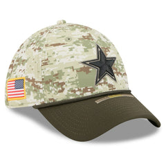 Dallas Cowboys New Era 2025 Salute to Service 39THIRTY Flex Hat - Camo Hats