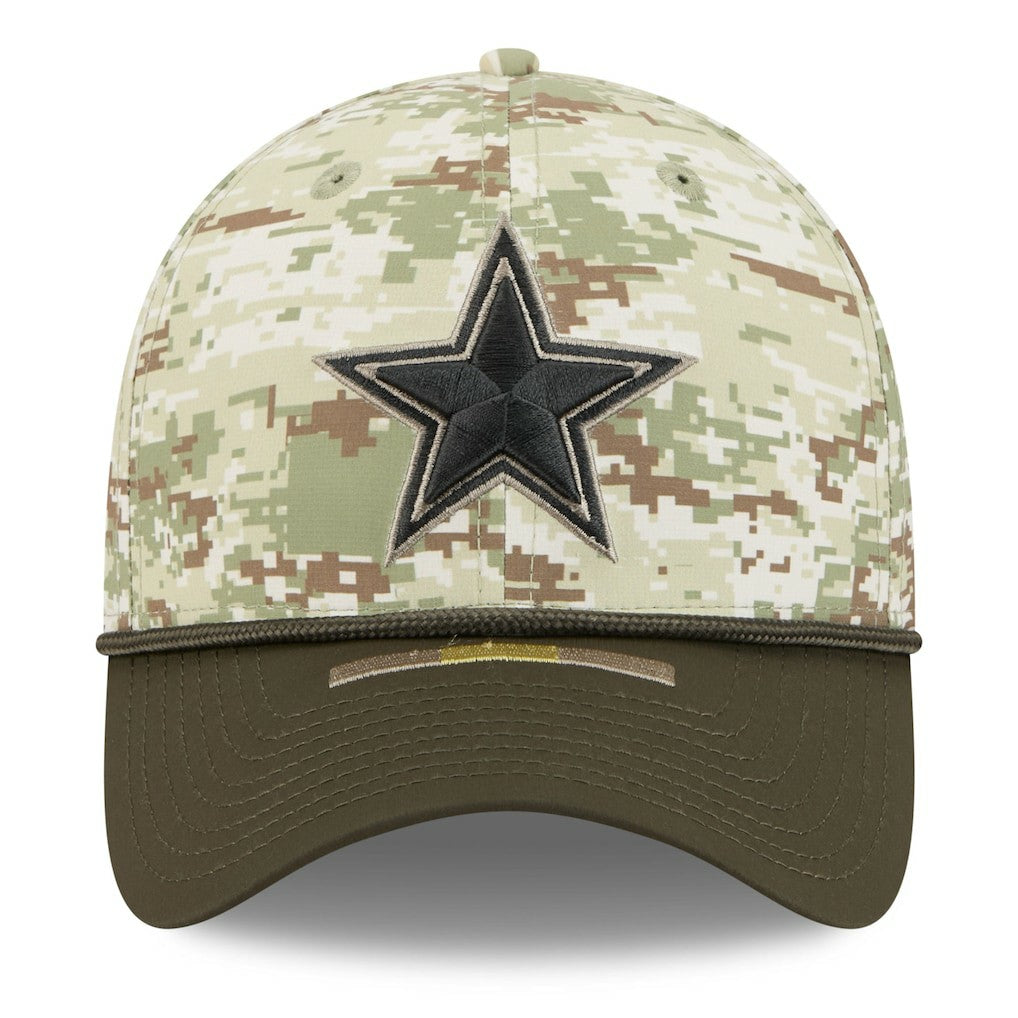 Dallas Cowboys New Era 2025 Salute to Service 39THIRTY Flex Hat - Camo Hats