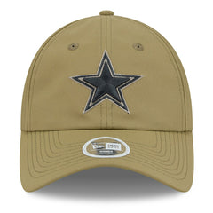 Dallas Cowboys New Era Women's 2025 Salute to Service Pony Tail Adjustable Hat - Green Hats