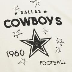 Dallas Cowboys Women's Plus Size Shooting Star Sweatshirt - Cream Sweatshirts