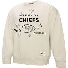 Kansas City Chiefs Women's Plus Size Shooting Star Sweatshirt - Cream Sweatshirts
