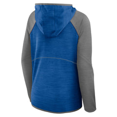 Detroit Lions Women's Plus Size End Around Pass Full-Zip Hoodie - Blue Hoodies