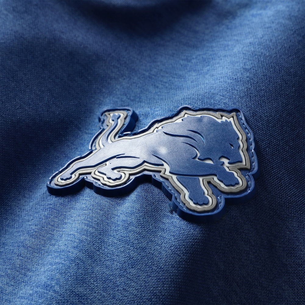 Detroit Lions Women's Plus Size End Around Pass Full-Zip Hoodie - Blue Hoodies