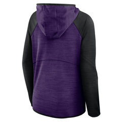 Baltimore Ravens Women's Plus Size End Around Pass Full-Zip Hoodie - Purple Hoodies