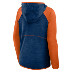 Chicago Bears Women's Plus Size End Around Pass Full-Zip Hoodie - Navy Hoodies