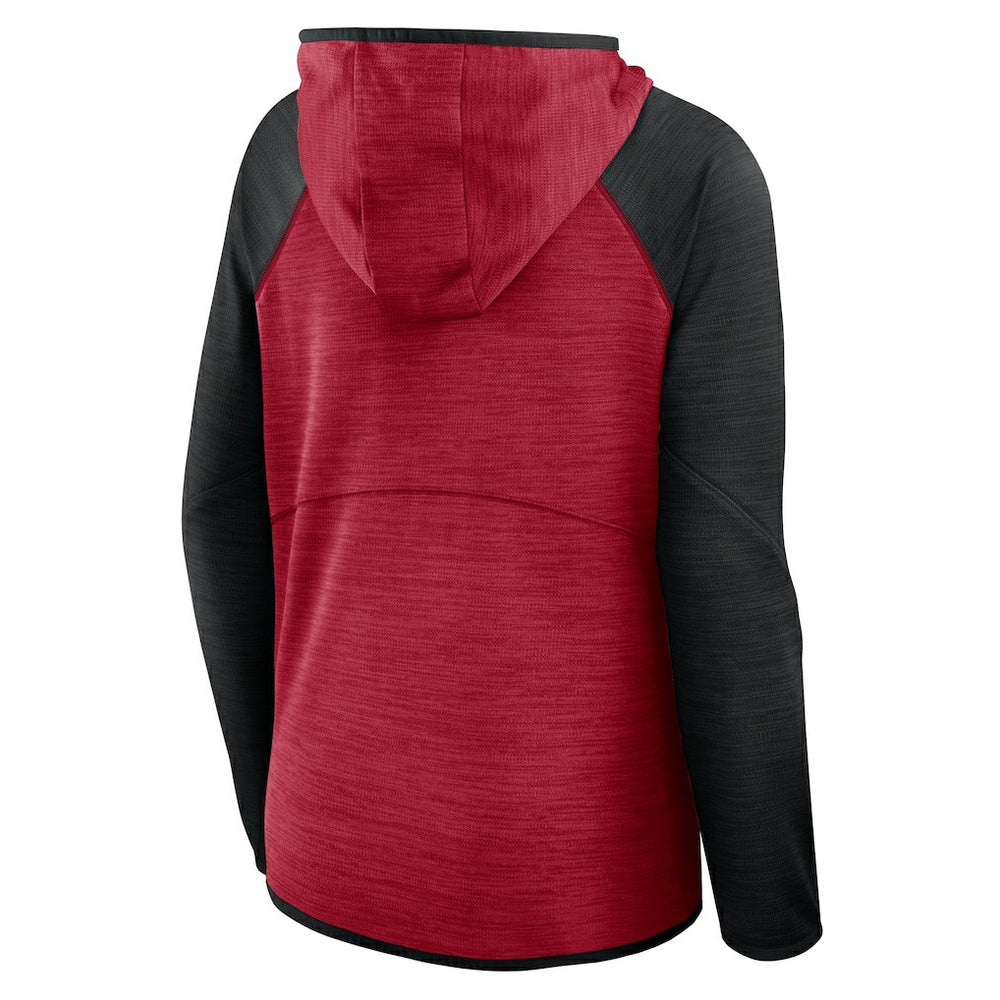 San Francisco 49ers Women's Plus Size End Around Pass Full-Zip Hoodie - Scarlet Hoodies